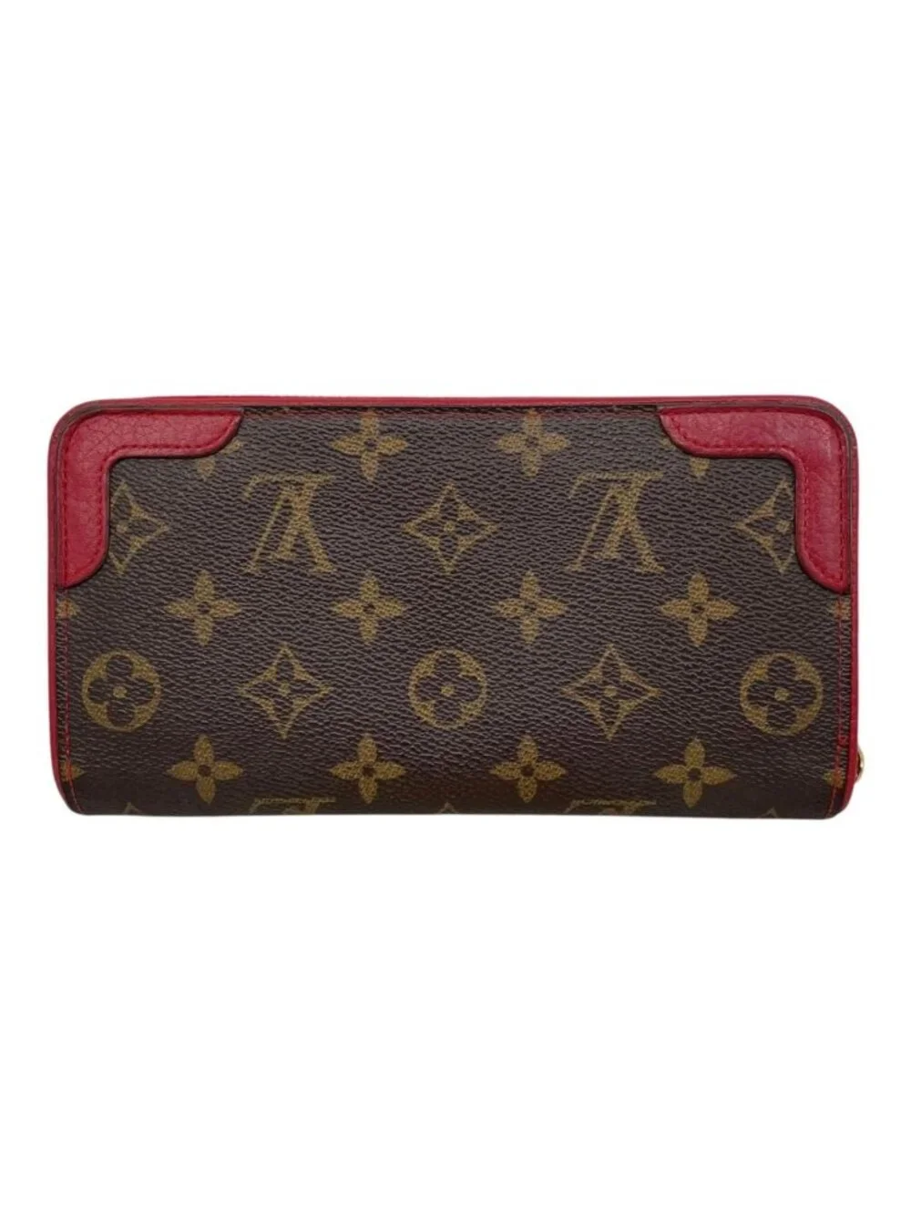 Louis Vuitton Wallet Zippy Retiro Monogram Cerise